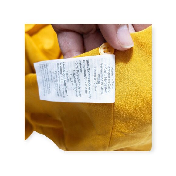 J.Crew Marigold Yellow Embroidered Polka Dot Tiered Midi Dress Size 4P Wedding G - Picture 4 of 9